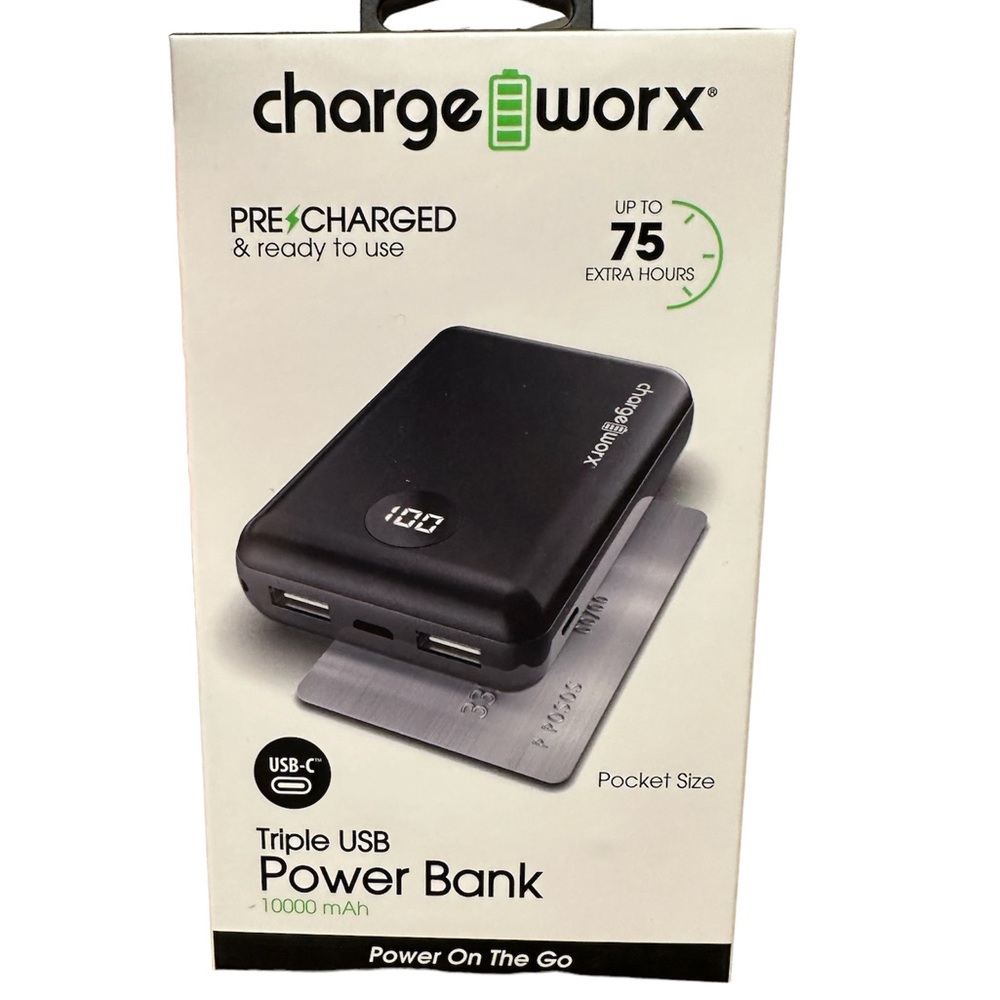 ChargeWorx Portable Charger Power Bank
